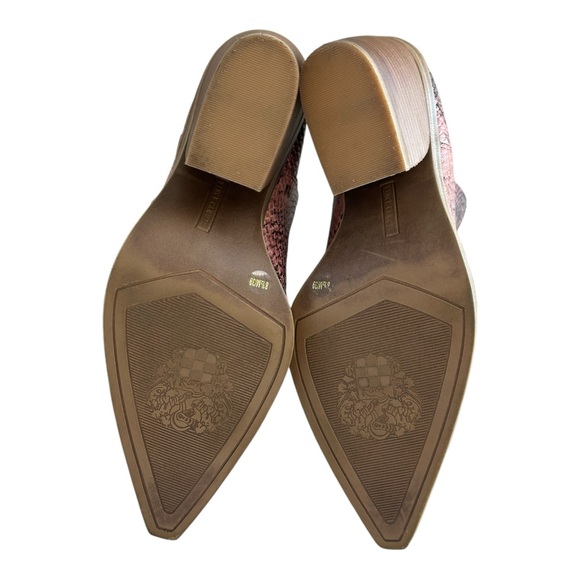 Vince Camuto Women's Gigietta Bootie Pink Black Snake Print Size 8.5M - Picture 7 of 8